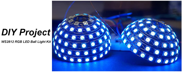 3D LED Ball Light Kit WS2812B_GY20390